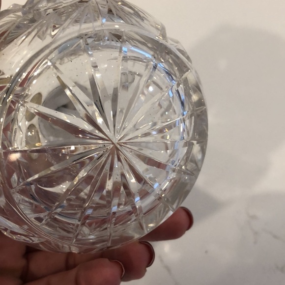 Antique Cristal Au aplomb crystal Bohemia hand cut 24% perfume bottle  spray - Picture 6 of 7